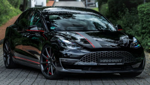 Tesla Model 3 Performance mạnh mẽ hơn với gói độ từ Manhart