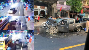 Hà Giang: Xe bán tải lấn làn đâm trực diện xe khách gây tai nạn kinh hoàng lúc rạng sáng