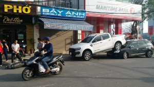 “Xe điên” Ford Ranger lùi gây tai nạn liên hoàn ở Đà Nẵng