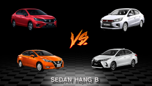 So sánh Nissan Almera, Honda City, Toyota Vios và Mitsubishi Attrage: 