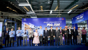 Toyota Việt Nam là công ty đầu tiên có tổng sản lượng sản xuất đạt 700.000 xe