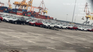 Lô xe Toyota Corolla Cross 2024 đã cập cảng Việt Nam