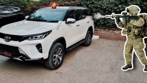 [VIDEO] Toyota Fortuner Legender bọc thép chống đạn, “cân” mọi khủng bố