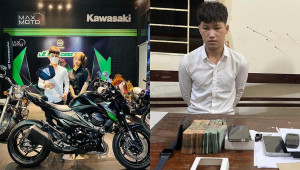 Bắc Giang: Thanh niên 19 tuổi phá két sắt trộm hơn 1 tỷ mua Kawasaki, điện thoại Iphone 13 Promax