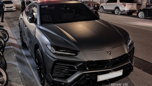 Sài Gòn: Chiếc Lamborghini Urus mới nhất tại Việt Nam mang màu xám nhám độc đáo