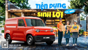 VinFast EC Van mở đặt cọc: Giảm 10 triệu đồng, miễn phí trước bạ