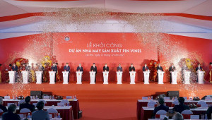 Vingroup khởi công Nhà máy Sản xuất Pin VinES tại khu kinh tế Vũng Áng, Hà Tĩnh