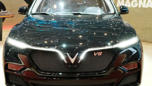 VinFast SUV Lux bản đặc biệt đã có mặt tại Geneva, sẵn sàng đợi tới giờ G