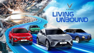 VinFast giới thiệu xe điện tại Triển lãm Ô tô Quốc tế Indonesia 2024