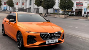 Hải Phòng: VinFast Lux A2.0 biển ngũ quý 6 xuất hiện với diện mạo mới