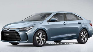 Lộ diện thiết kế ngoại thất Toyota Vios 2023, mang nhiều đường nét giống “đàn anh” Corolla