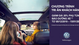 Tri ân khách hàng, Volkswagen Việt Nam giảm 20% giá phụ tùng bảo dưỡng