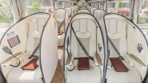 Xe buýt chạy qua đêm của Nhật Bản có cả khoang ngủ riêng cực thoải mái cho hành khách