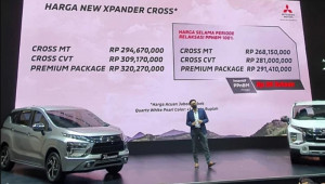 Giá bán Mitsubishi Xpander và Xpander Cross 2022 tăng nhẹ nhưng được hưởng ưu đãi về thuế
