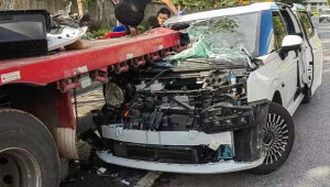 Zeekr 009 – mẫu MPV sở hữu khung xe siêu cứng, làm biến dạng cả rơ-moóc của xe đầu kéo