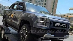 Bán tải điện BYD Shark chốt lịch ra mắt vào 14/5: Thiết kế hầm hố, vạm vỡ, khá giống Ford Ranger