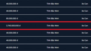 Biển tứ quý 99A-688.88 được chốt giá 3,745 tỷ đồng, tương đương với giá một chiếc BMW X4