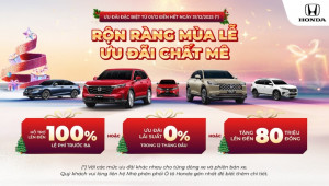 Honda ưu đãi lên đến 80 triệu đồng cho khách mua xe trong tháng 12/2025