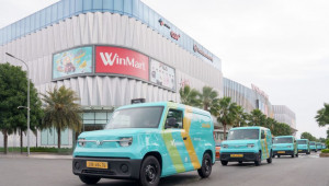 Xanh SM ra mắt dịch vụ vận chuyển hàng nội đô bằng xe tải điện
