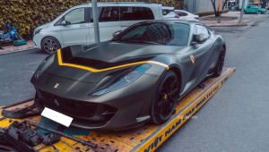Cận cảnh Ferrari 812 GTS với gói ngoại thất Atelier cực hiếm tại Việt Nam