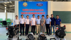 Ford Việt Nam trao tặng nhiều động cơ và hộp số: Tích cực đóng góp vào việc phát triển giáo dục