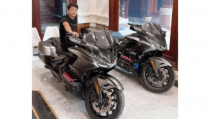 Đại gia Hoàng Kim Khánh tậu thêm siêu mô tô Honda Gold Wing GL1800, giá hơn 1 tỷ đồng