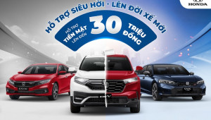Honda triển khai chương trình đổi xe chính hãng