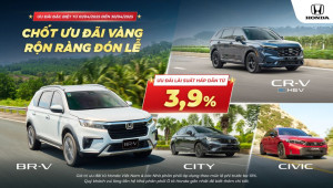 Honda Việt Nam triển khai ưu đãi cho khách hàng mua xe trong tháng 4/2025