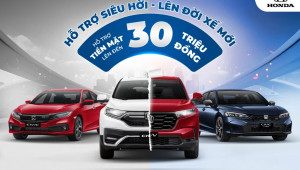Honda triển khai chương trình “Hỗ trợ siêu hời – Lên đời xế mới”