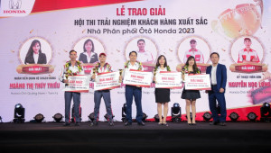 Honda Việt Nam công bố kết quả Hội thi Trải nghiệm Khách hàng xuất sắc 2023