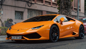 Cận cảnh Lamborghini Huracan LP610-4 mang biển sảnh 43A-567.89