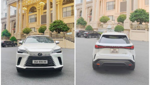 Biển số ngũ quý 36A-999.99 hơn 5 tỷ được gắn lên chiếc Lexus RX 350