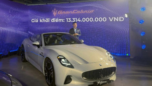 Maserati GranCabrio Folgore trình làng: Xe mui trần thuần điện giá 13,314 tỷ đồng