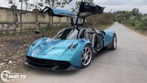 Nhóm bạn trẻ Quảng Ninh hoàn thiện siêu phẩm Pagani Huayra tự chế từ xe cũ 30 năm tuổi