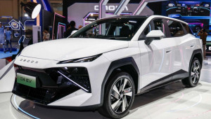 Chiêm ngưỡng Omoda 4 EV chuẩn bị được lắp ráp tại Việt Nam: CUV cỡ C thiết kế như siêu xe, chạy được 553 km/sạc