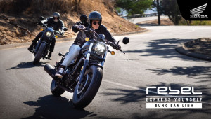 Xe côn tay Honda Rebel 500 2025 ra mắt thị trường Việt: Giá từ 181,3 triệu đồng
