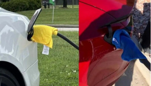 Tesla cảnh báo người dùng không nên quấn khăn ướt vào tay nắm sạc