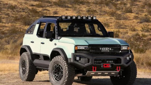 Toyota Land Cruiser Prado độ thành bán tải mui trần siêu hầm hồ