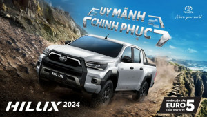 Toyota Hilux 2024 chính thức ra mắt Việt Nam: Giá từ 668 triệu đồng
