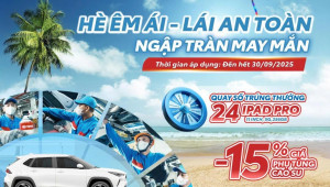 Toyota khuyến mãi “Hè êm ái, lái an toàn, ngập tràn may mắn”