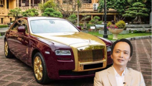 Không ai đặt cọc, Rolls-Royce Ghost mạ vàng của ông Trịnh Văn Quyết tiếp tục được đấu giá lần 6