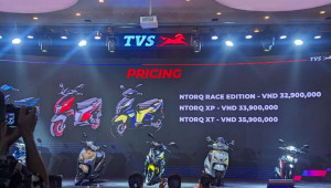 TVS Motor mang 5 mẫu xe máy 