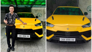Doanh nhân ngành thẩm mỹ gắn biển vip 30K-898.98 giá 735 triệu đồng cho siêu SUV Lamborghini Urus S