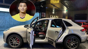 Hậu vệ Vũ Văn Thanh chi tiền tỷ tậu xế sang Porsche Macan S 2022