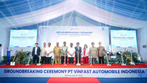 VinFast chính thức động thổ nhà máy lắp ráp xe điện tại Indonesia