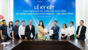 VinFast “bắt tay” với HBC Bình Minh phát triển hệ thống nhà phân phối