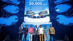 VinFast ký kết Mou cung cấp 20.000 ô tô điện cho đối tác vận tải tại Indonesia