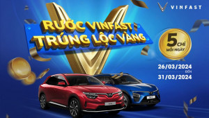 VinFast tặng vàng cho khách hàng mua ô tô điện cuối tháng 3/2024