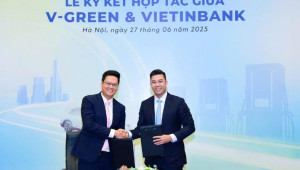 V-Green hợp tác cùng VietinBank phát triển hạ tầng trạm sạc