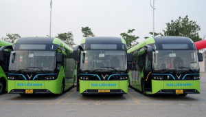 Liên Ninh chuyển đổi 100% sang xe buýt điện VinFast